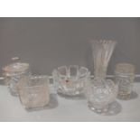 Assorted Glassware - Jugs, Vase, Bowls, Dishes Etc