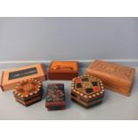 Quantity Treen & Other Boxes