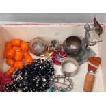 Box Costume Jewellery, Earrings Etc