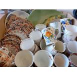 Part Victorian Tea Set, Mugs, Plates, Cups & Saucers Etc