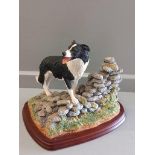 Border Fine Arts - Keeping Watch A7127 On Wood Base