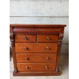 Mahogany Scotch Chest H124cm x W144cm x D53cm