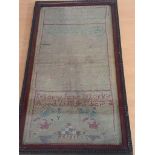 Early Sampler In Frame 1845