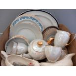 Box Assorted Dinner & Tea Ware Etc