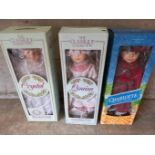 3 Dolls, Assorted Tins Etc