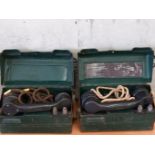 2 Army Field Telephones & Petrol Can