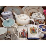 Assorted Coronation & Jubilee Mugs, Plates, Teapot Etc