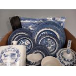 Blue & White Rington's Dinner & Tea Ware, Tea Cosy Etc