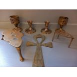 Assorted Brassware Etc