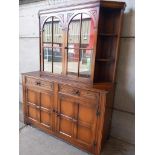 Reproduction Oak Glazed Dresser (A/F) - Tibbenham Of Ipswich