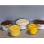 9 Assorted Vintage Tupperware Storage Containers
