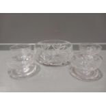 Glass Fruit Bowl, Dessert Dishes, Vase, Jug Etc