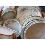 Part 'Victorian Rose' Dinnerware Etc