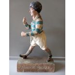 Large Johnnie Walker Advertising Figurine (Rugby Player) H68cm x W40cm