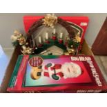 2 Boxes Christmas Decorations