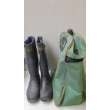 Heat Lamp, A Pair Of Briers Wellingtons In Canvas Bag Size 6 & A Waterproof Jacket