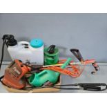 Knapsack Sprayer, Flymo Strimmer Etc