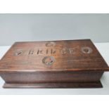 Oak 'Bridge' Box & Wooden Money Box