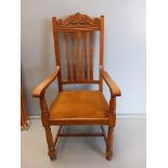 Oak Carver Chair