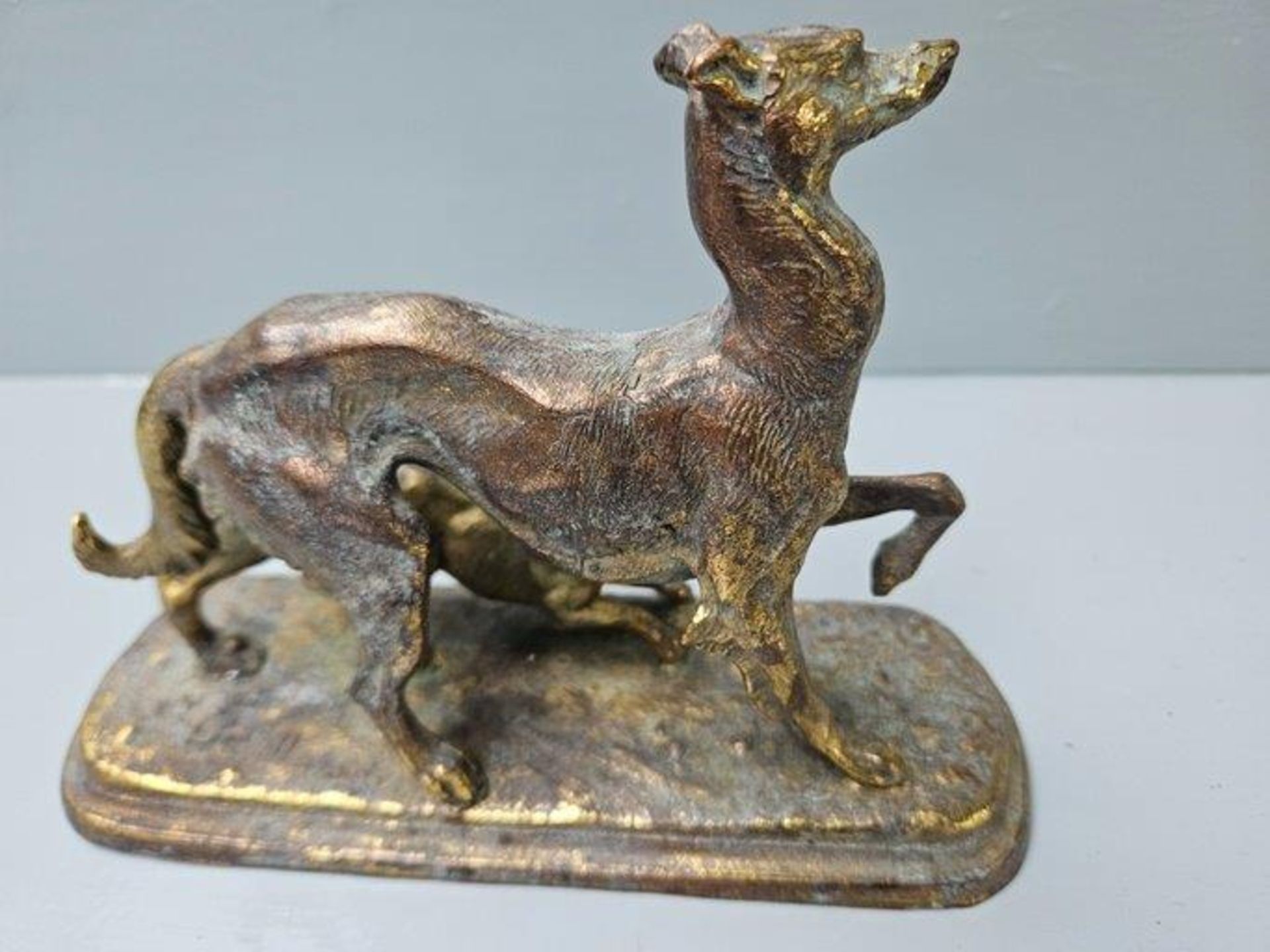 Brass Dog Figure - Image 2 of 2