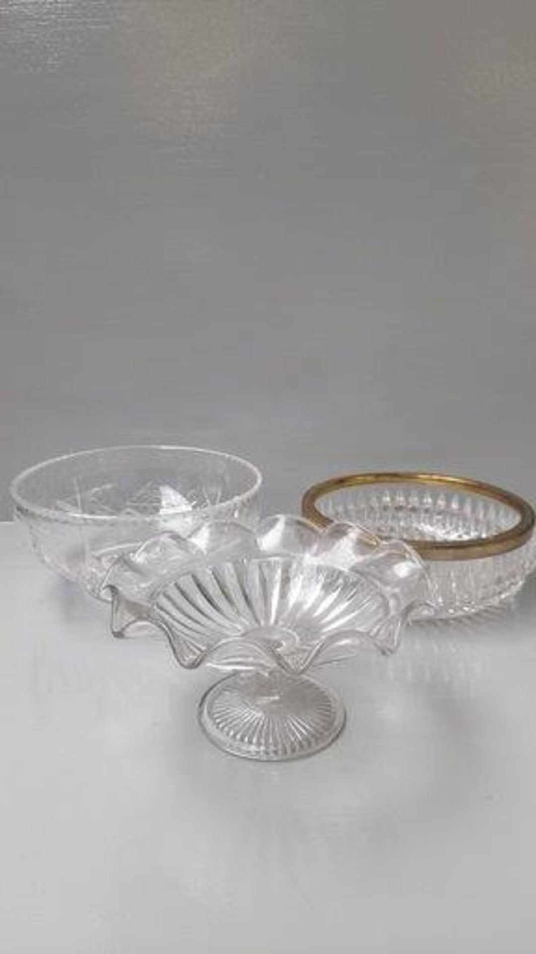 4 Cut Glass Fruit Bowls & 2 Cake Dishes - Image 2 of 2