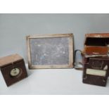 Victorian Bell Set No 41, Vic School Blackboard, Amp Meters Etc