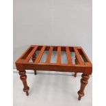 Mahogany Luggage Rack H42cm W61cm x D41cm