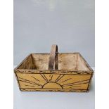 Wooden Handled Carrying Box