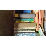 Box Of Books - Art, Violins, Furniture Etc