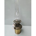 Victorian Brass Oil Vessel Lamp - Hinks Lever No 2 (H45cm)