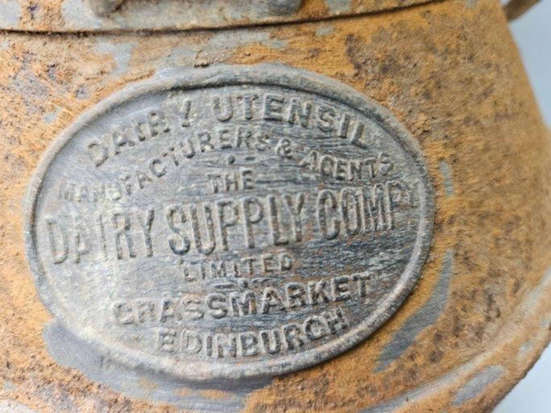 Dairy Supply Co, Edinburgh Milk Can & 1 Other - Image 3 of 3