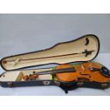 Violin In Case & Bow