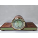 Walnut 'Lauffer' Art Deco Mantel Clock
