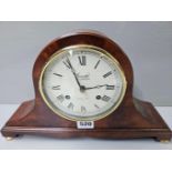 Mahogany Comitti Of London (Mappin & Webb) Mantel Clock
