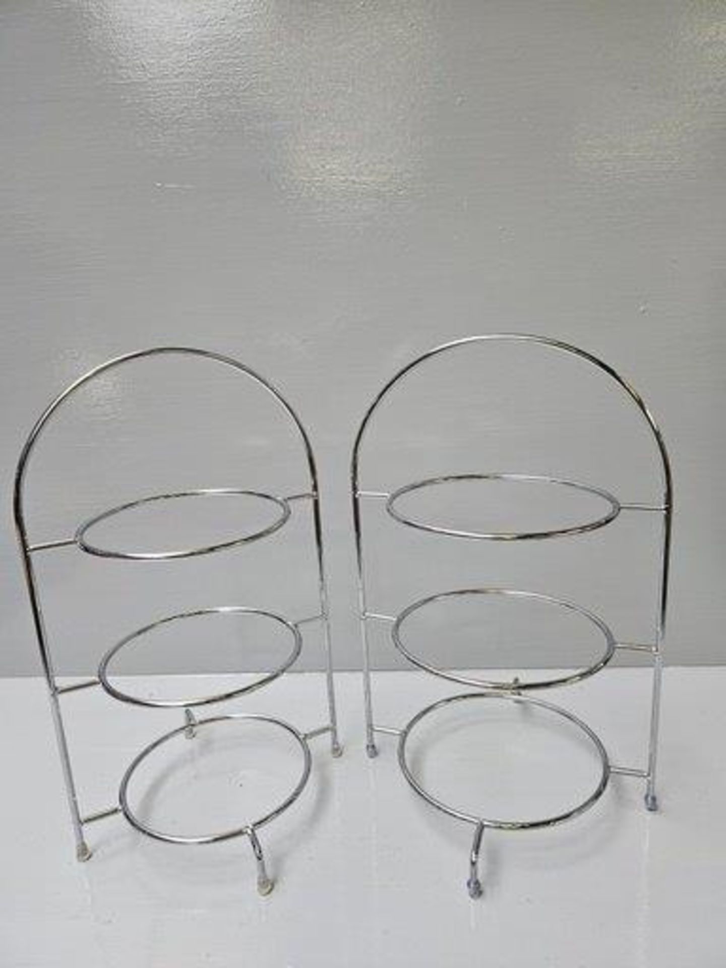 Box Of 12 Plated Cake Stands - Image 2 of 2