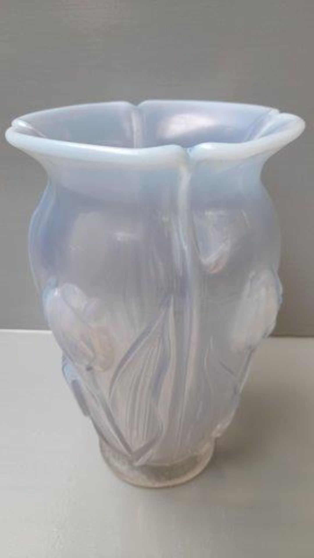 Opalescent French Style Vase (A/F) H24cm - Image 2 of 4