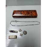 Plated Chain, Harmonica & Whistle Charms Etc
