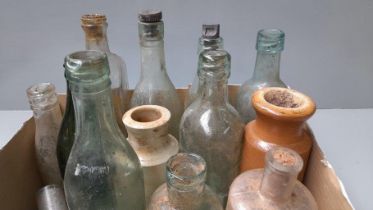 Box Of Old Bottles