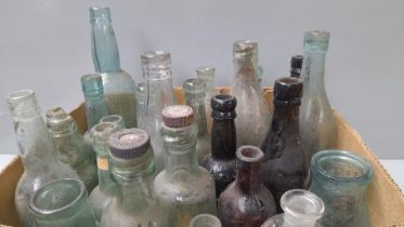 Box Of Old Bottles