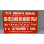 'The Brown Bread' Sign