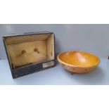 Box Including Bird Cage, Wooden Bowl, Tray, Picture Frame Etc