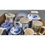 Box Including Rington's Jugs, Vases, Teapots Etc
