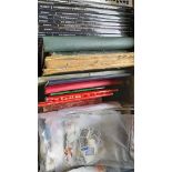 Box Of Books - Assorted Spink Books, Stamp Albums & Stamps Etc