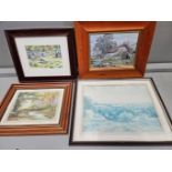 7 Assorted Prints & Picture Frames