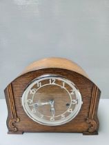 Oak Mantel Clock