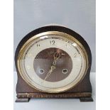 Smith's Oak Mantel Clock