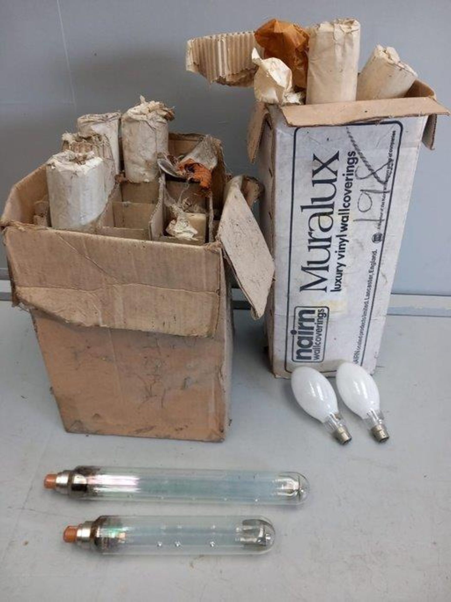 2 Boxes Including Old Light Bulbs, Tools Etc - Image 2 of 2