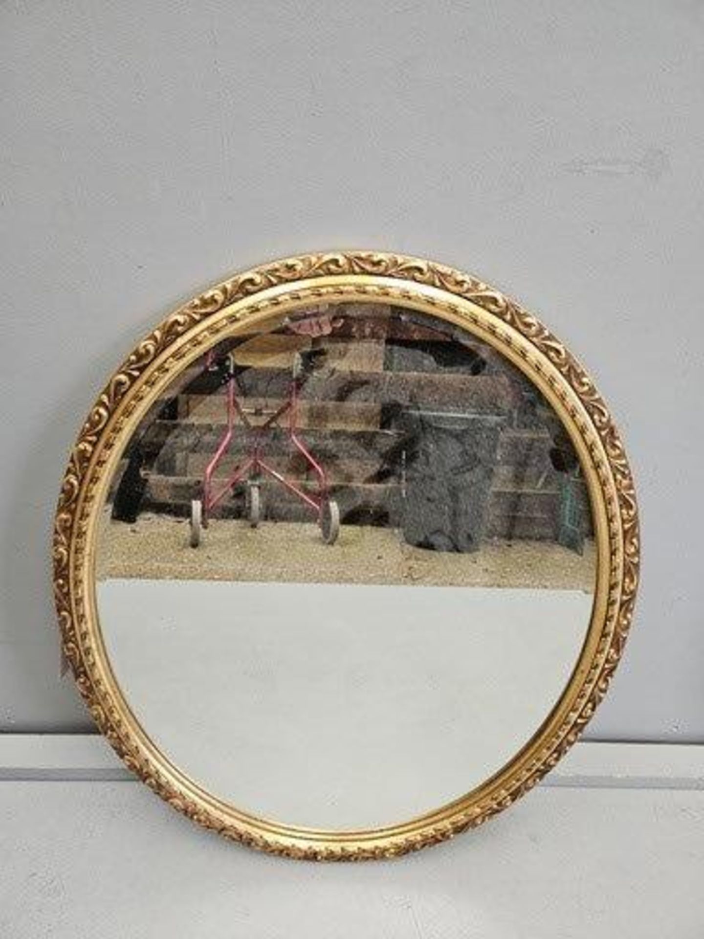 Oval Gilt Mirror