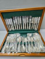 Silver Plated Canteen Cutlery In Box