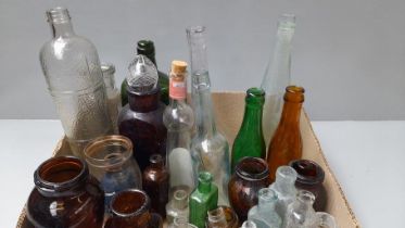 Box Of Old Bottles